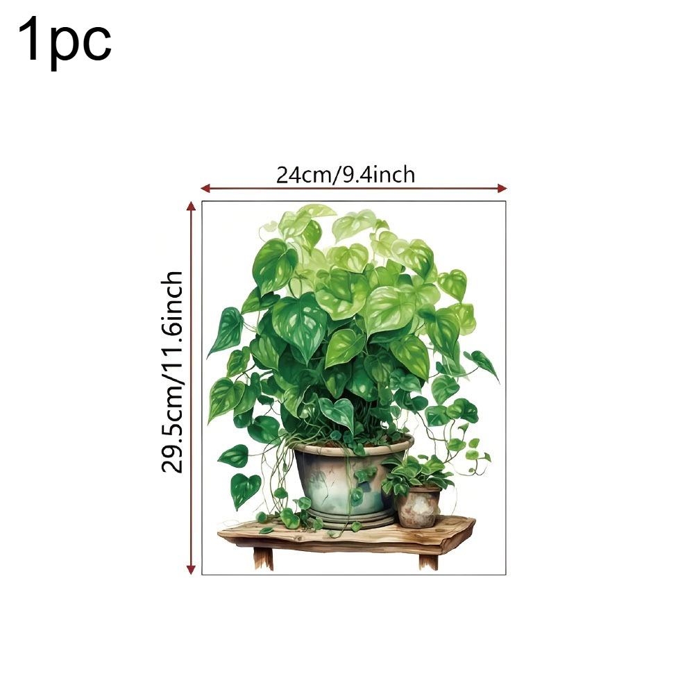 1pc Lifelike Potted Plant Wall Decal Room Decoration Living Room Bedroom Study Wall Decal Wall Decoration Sticker
1pc Lifelike Potted Plant Wall Decal Room Decoration Living Room Bedroom Study Wall Decal Wall Decoration Sticker
