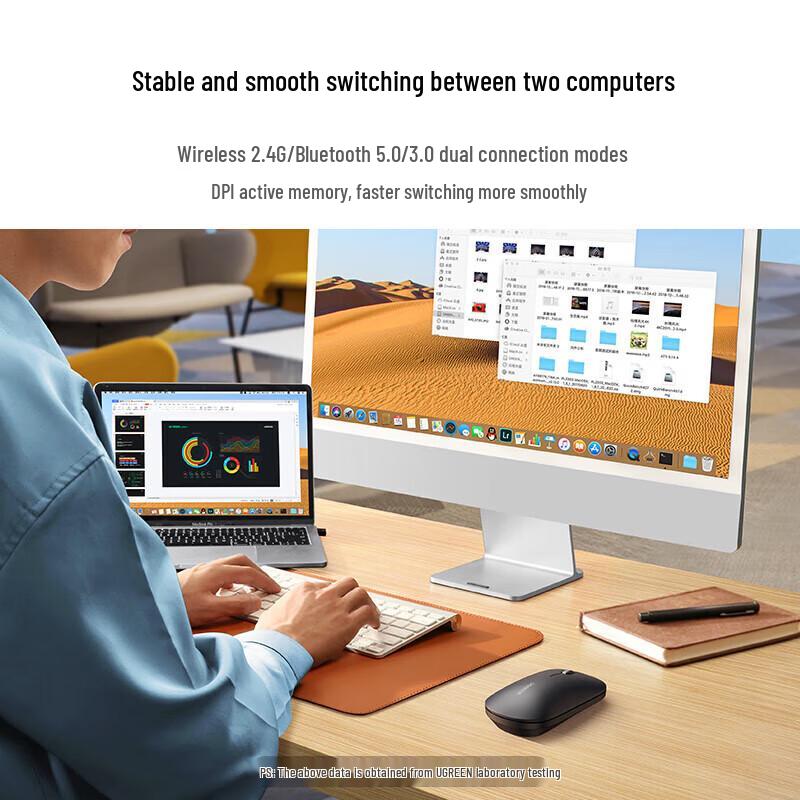 UGREEN 90318 Silent Dual Mode Wireless Mouse
UGREEN 90318 Silent Dual Mode Wireless Mouse