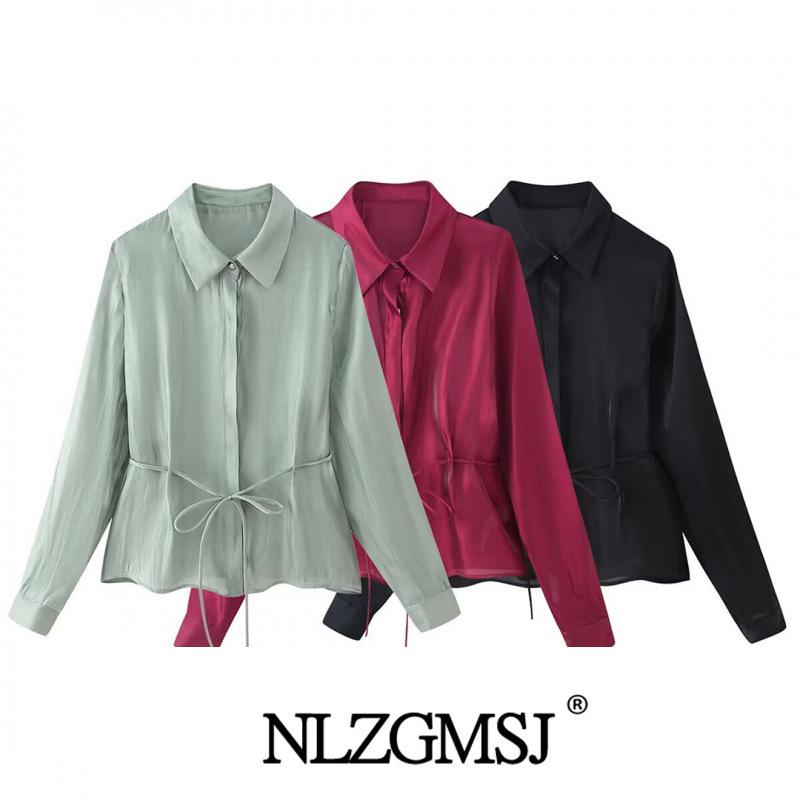 European Style Fashion Shirt with Bow and Bright Light Effect Medium зелений
European Style Fashion Shirt with Bow and Bright Light Effect Medium зелений