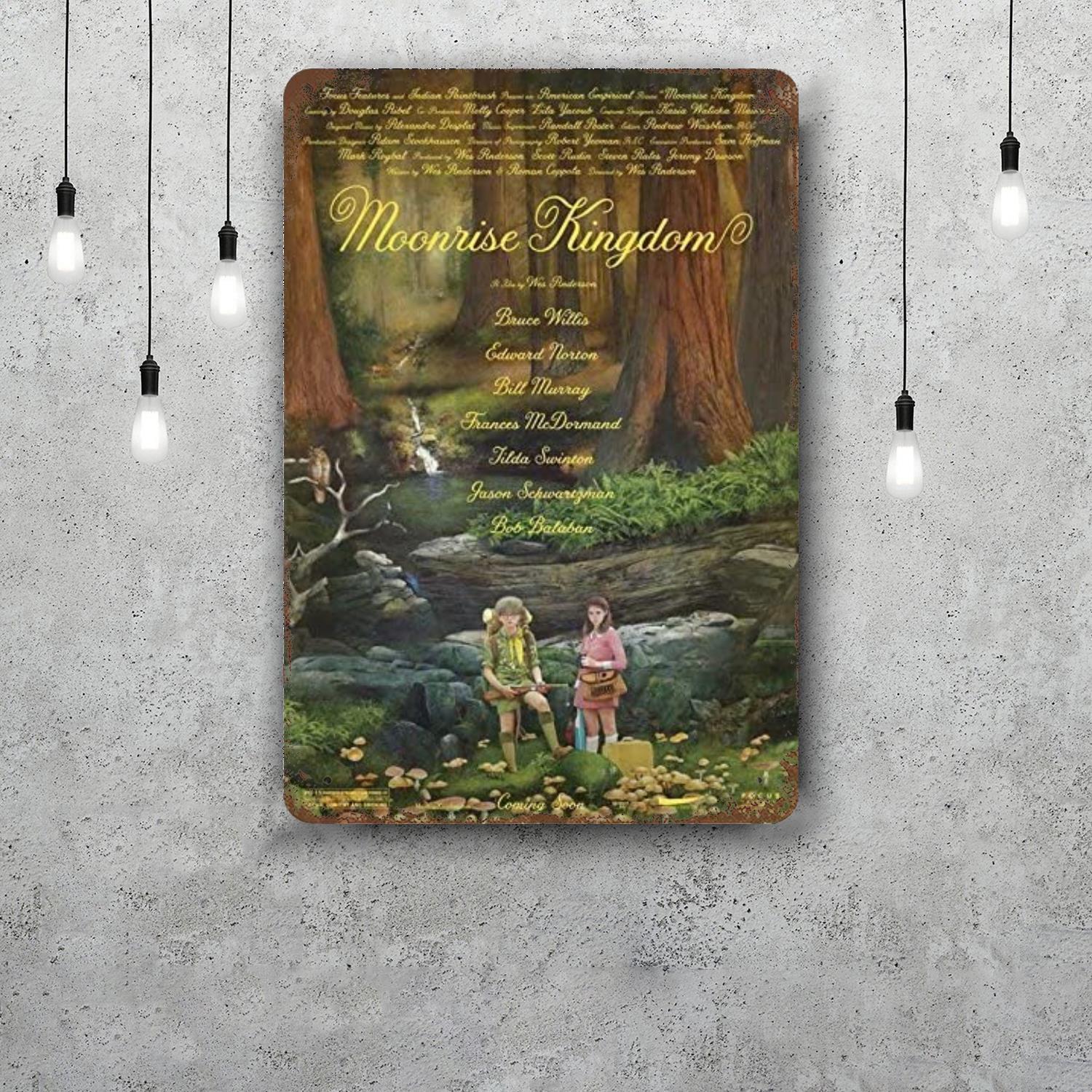 moonrise kingdom Decor Poster Vintage Tin Sign Metal Sign Decorative Plaque for Pub Bar Man Cave Club Wall Decoration 20x30cm(7.8x11.8inch)
moonrise kingdom Decor Poster Vintage Tin Sign Metal Sign Decorative Plaque for Pub Bar Man Cave Club Wall Decoration 20x30cm(7.8x11.8inch)