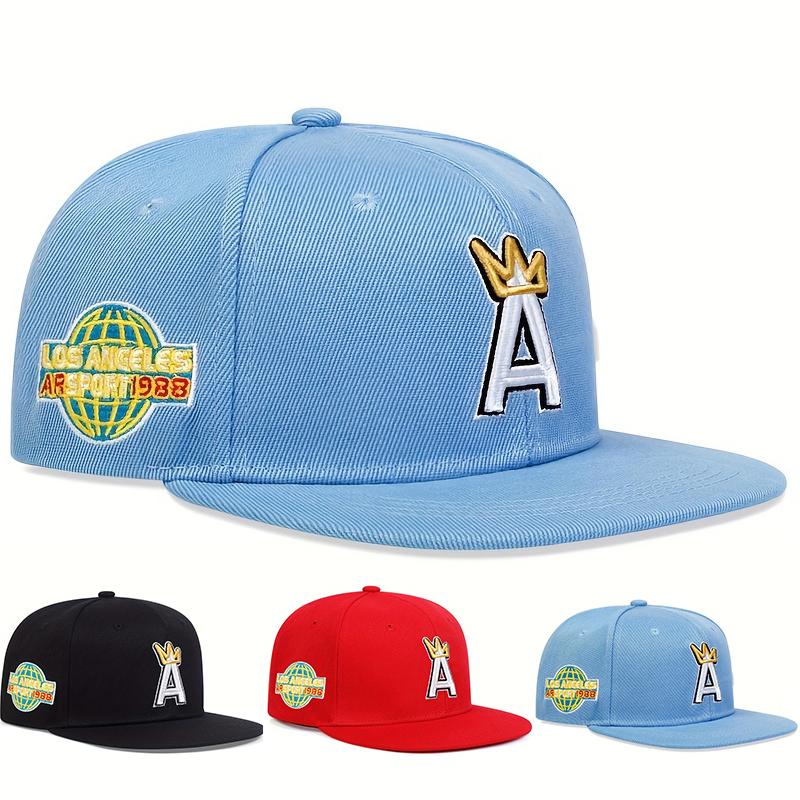 Unisex A letter crown Embroidery Hip-hop Hats Spring Autumn Outdoor Adjustable Casual Baseball Caps Sunscreen Hat чорний
Unisex A letter crown Embroidery Hip-hop Hats Spring Autumn Outdoor Adjustable Casual Baseball Caps Sunscreen Hat чорний