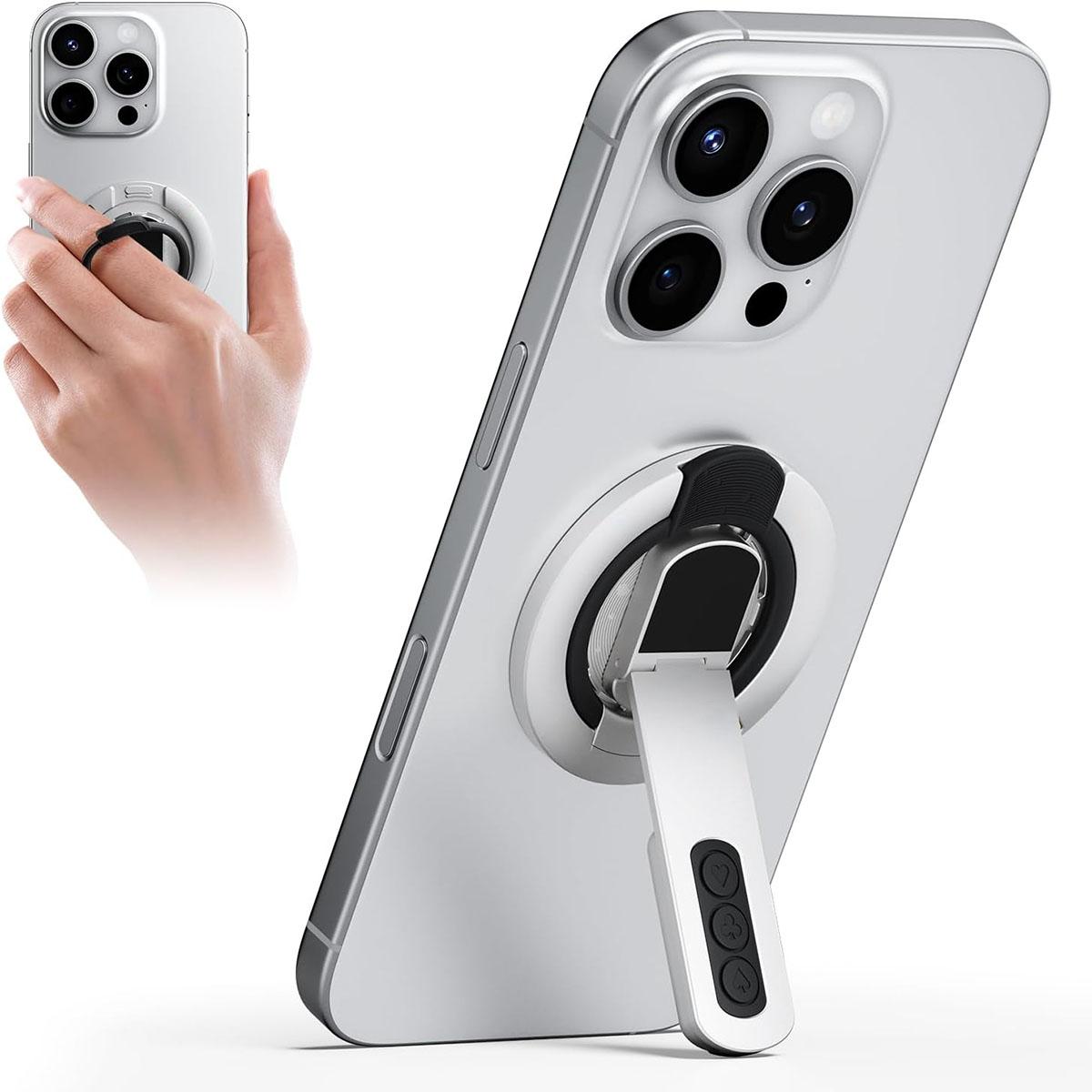 Phone Grip for Magsafe Phone Stand 360°Roration Gym Holder Phone Kickstand Silicone Finger Ring Innovative Pressure-Relief білий
Phone Grip for Magsafe Phone Stand 360°Roration Gym Holder Phone Kickstand Silicone Finger Ring Innovative Pressure-Relief білий