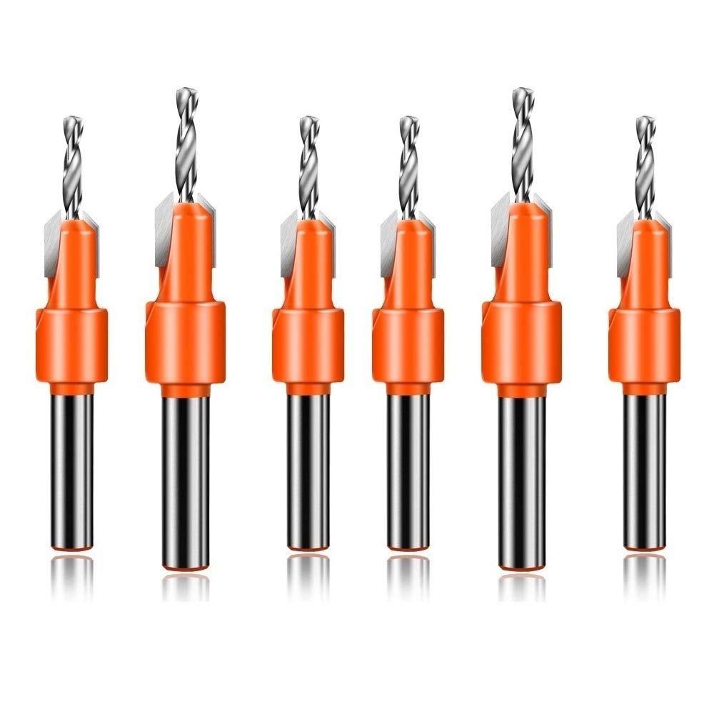 6pcs carbon Steel round Handle Hole Cone Drill Tungsten Carbide Screw Step Drill Worker
6pcs carbon Steel round Handle Hole Cone Drill Tungsten Carbide Screw Step Drill Worker