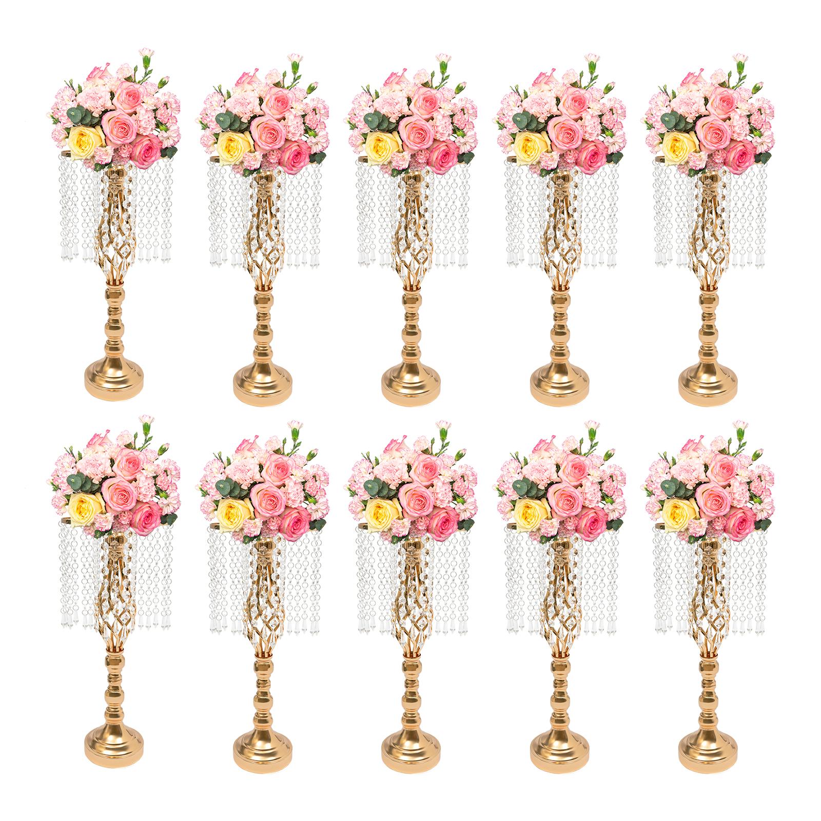 10Pcs Crystal Flower Stands,19.3 inches Tall Flower Vase with Chandelier for Wedding Party,Reception Dinner Event,Tabletop Decor золотий
10Pcs Crystal Flower Stands,19.3 inches Tall Flower Vase with Chandelier for Wedding Party,Reception Dinner Event,Tabletop Decor золотий