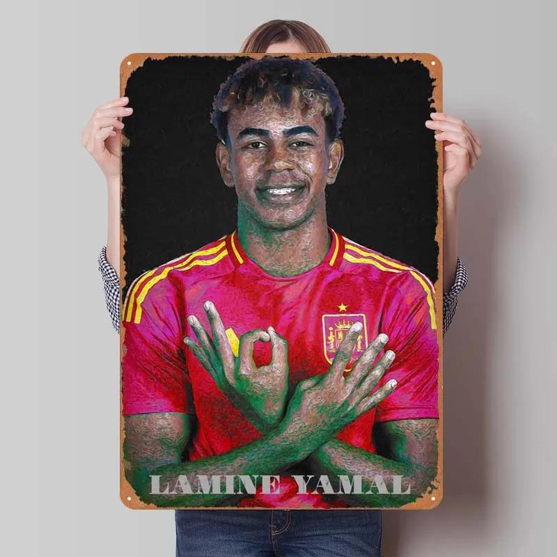 Lamine Yamal Sign Sports Poster Room Decoration Man Cave Vintage Metal Tin Sign Plaque for Wall Art Decoration Home Decor Items 30x40cm(11.8x15.7inch)
Lamine Yamal Sign Sports Poster Room Decoration Man Cave Vintage Metal Tin Sign Plaque for Wall Art Decoration Home Decor Items 30x40cm(11.8x15.7inch)