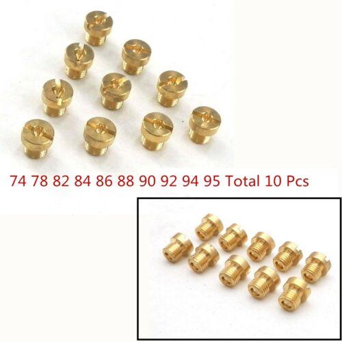 10 x M6 Thread 6mm motorcycle Main Jet Kit for DellOrto Carb Carburetor 74 78 82 84 86 88 90 92 94 95 Injector Nozzle
10 x M6 Thread 6mm motorcycle Main Jet Kit for DellOrto Carb Carburetor 74 78 82 84 86 88 90 92 94 95 Injector Nozzle