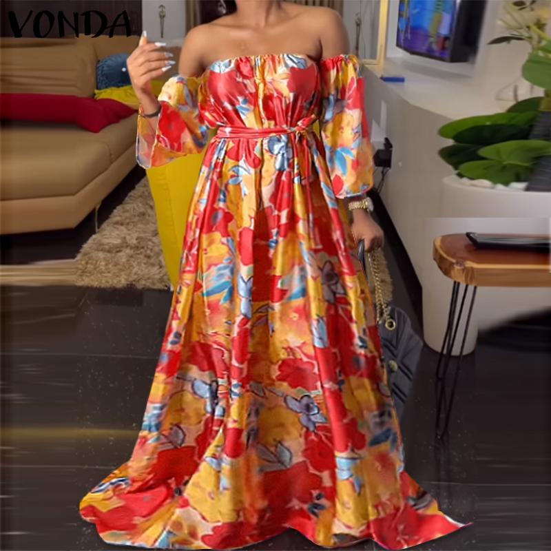 VONDA женское длинное платье с открытыми плечами и принтом
VONDA женское длинное платье с открытыми плечами и принтом