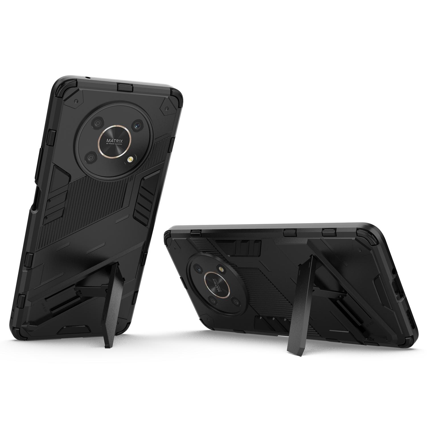 For Honor X9 4G/5G/X30 5G Drop-proof Hybrid TPU+PC Case Kickstand Protective Phone Back Cover Black
For Honor X9 4G/5G/X30 5G Drop-proof Hybrid TPU+PC Case Kickstand Protective Phone Back Cover Black