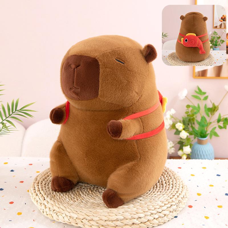 New Kapibara Koi Backpack Capybara Plush Toy Doll Cute Doll Gift 30cm
New Kapibara Koi Backpack Capybara Plush Toy Doll Cute Doll Gift 30cm
