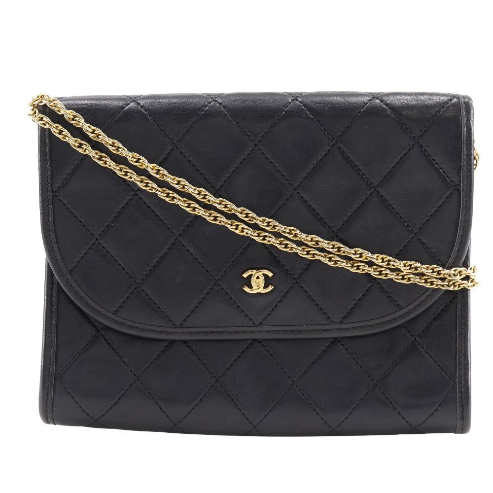 CHANEL Matelasse Mini/AGNEAU TANNE Shoulder Bag C00060 Chain pochette vintage black lambskin Women Used
CHANEL Matelasse Mini/AGNEAU TANNE Shoulder Bag C00060 Chain pochette vintage black lambskin Women Used