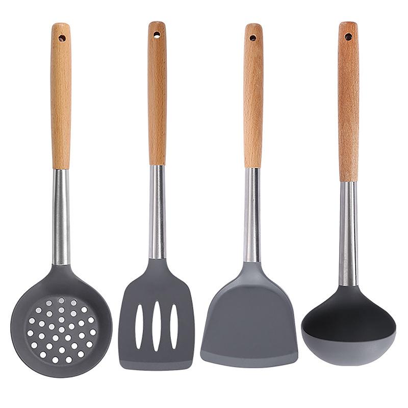 Silicone Cooking Utensil Set Heat Resistant Non Stick Cookware Spatula Shovel Kitchenware Measuring Spoons Baking Tool Set
Silicone Cooking Utensil Set Heat Resistant Non Stick Cookware Spatula Shovel Kitchenware Measuring Spoons Baking Tool Set