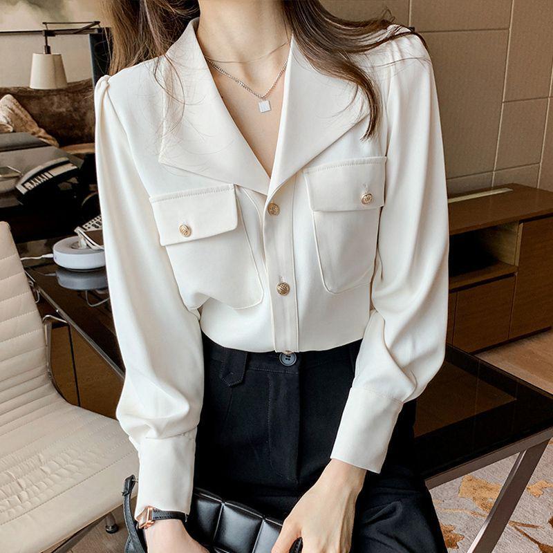 Жіноча біла формальна сорочка з V-подібним вирізом та довгим рукавом, стійка до зминання - Весняна колекція 2023 Large білий
Жіноча біла формальна сорочка з V-подібним вирізом та довгим рукавом, стійка до зминання - Весняна колекція 2023 Large білий