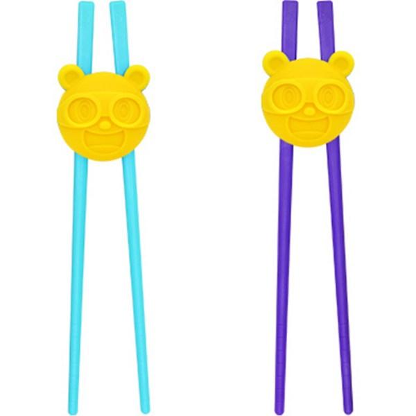 Yui&Rui Kids Superjack EQ Correction Chopsticks Set of 2, Blue, Lilac, 1 Set 
Yui&Rui Kids Superjack EQ Correction Chopsticks Set of 2, Blue, Lilac, 1 Set