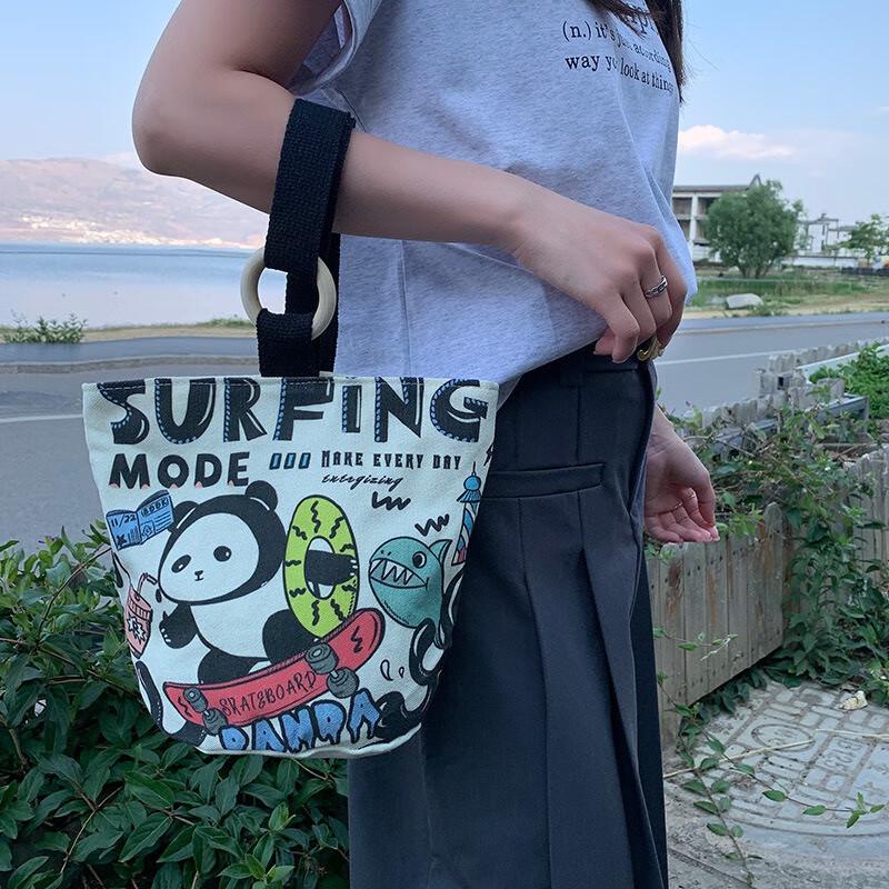 Fumede Skateboard Panda Canvas Tote Bag 2-Pack
Fumede Skateboard Panda Canvas Tote Bag 2-Pack