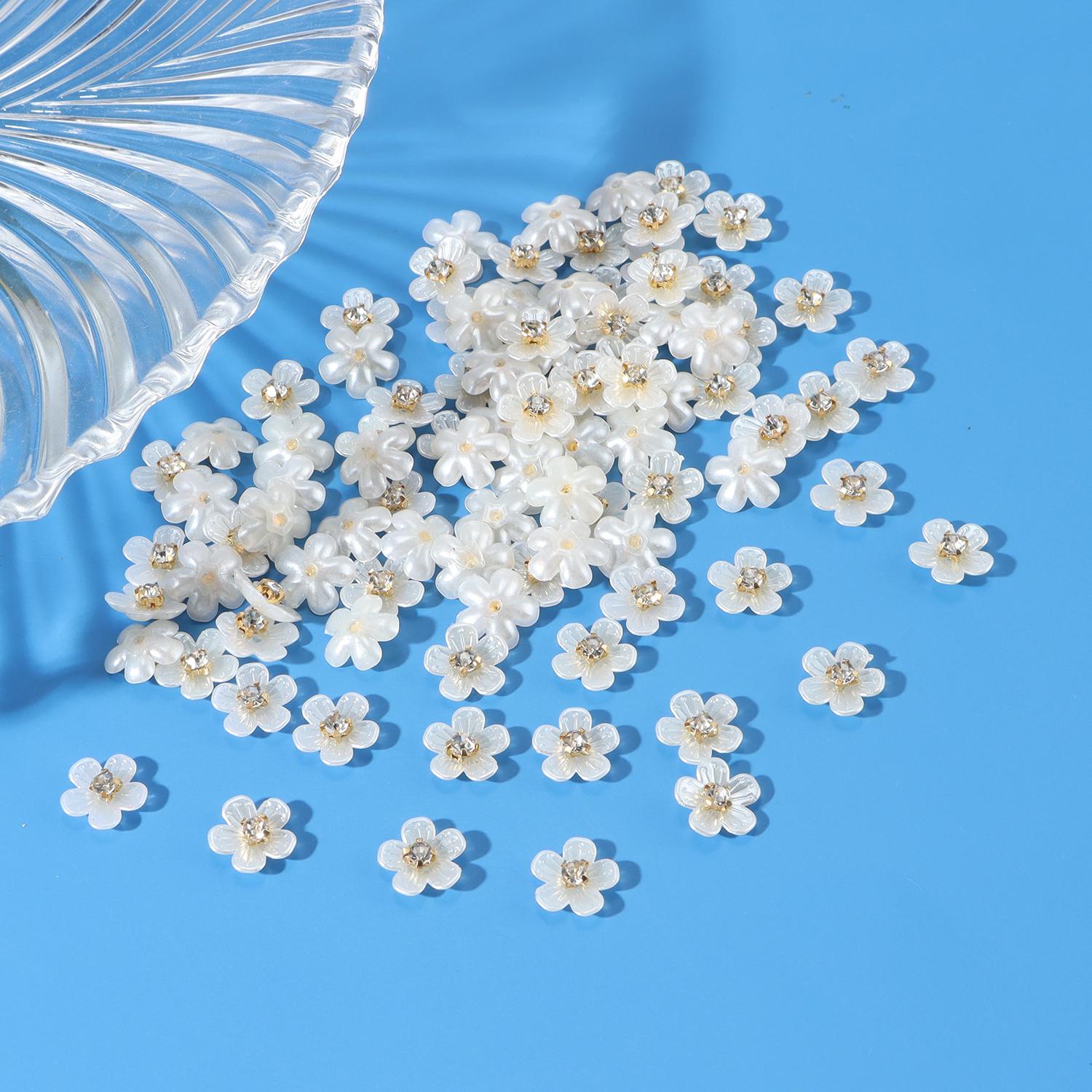 New 50pcs oversized gold background with diamond pearl flowers, DIY earrings, necklaces, headwear, jewelry making crafts
New 50pcs oversized gold background with diamond pearl flowers, DIY earrings, necklaces, headwear, jewelry making crafts