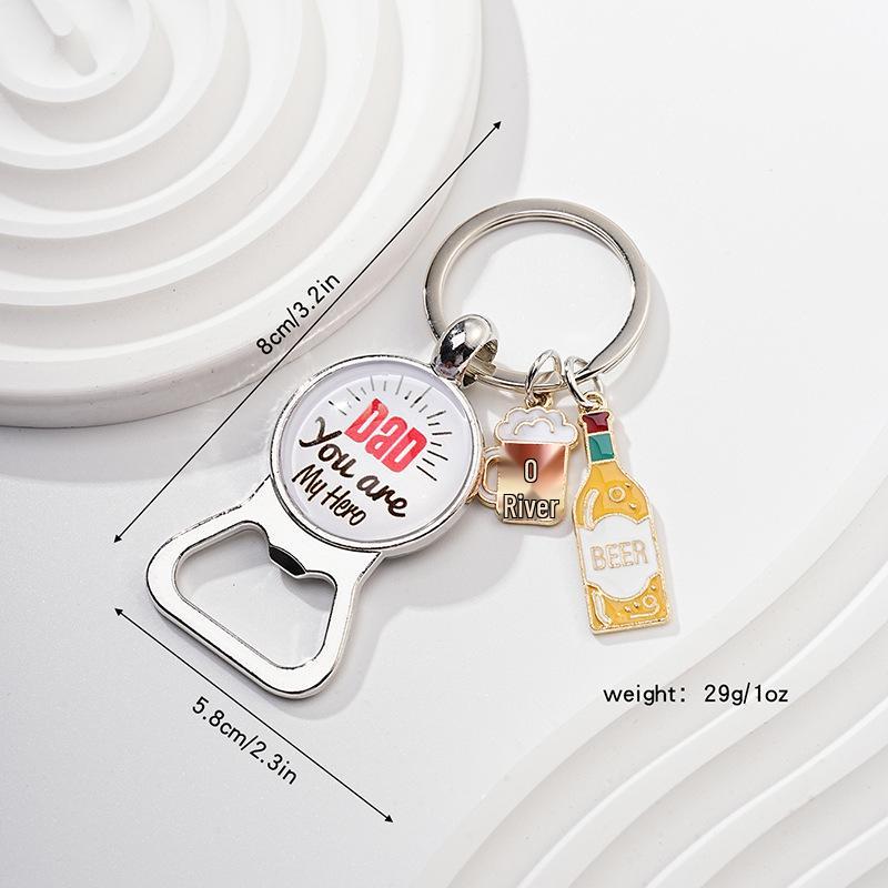 Creative American Beer Keychain Pendant - Father s Day Gift Bottle Opener with Metal Cross-shaped Ornament Keyring
Creative American Beer Keychain Pendant - Father s Day Gift Bottle Opener with Metal Cross-shaped Ornament Keyring