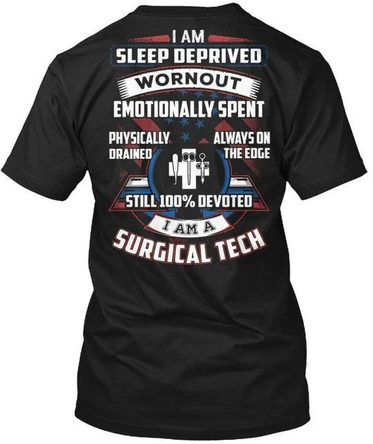 100% Devoted Surgical Tech I Am Sleep Deprived T shirt Made in USA S-5XL XL
100% Devoted Surgical Tech I Am Sleep Deprived T shirt Made in USA S-5XL XL