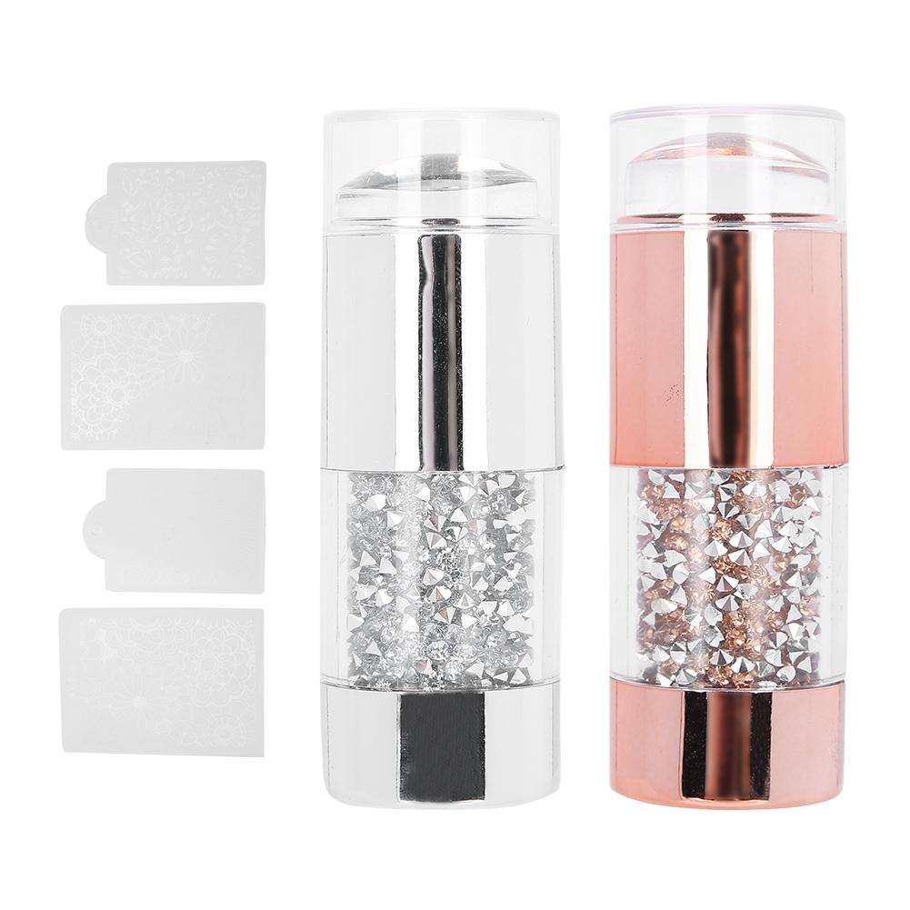 Nail Art Stampers Professional Silicone DoubleEnd Nail Manicure Stampers Seal for Women
Nail Art Stampers Professional Silicone DoubleEnd Nail Manicure Stampers Seal for Women