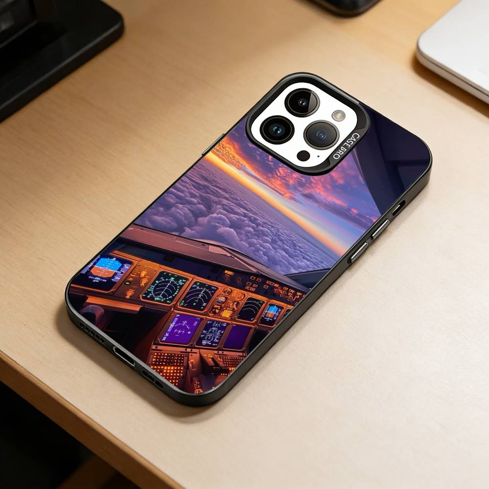 A-Aeroplane Pilot Cockpit Phone Case For iPhone 17,16,15,14,13,12,11 Plus,Pro Max,XS,Colorful Silver Phone case Funda Cover iPhone14
A-Aeroplane Pilot Cockpit Phone Case For iPhone 17,16,15,14,13,12,11 Plus,Pro Max,XS,Colorful Silver Phone case Funda Cover iPhone14