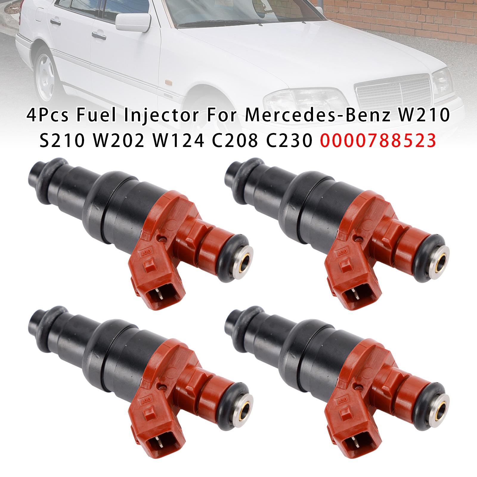 4 шт. Паливний інжектор для Mercedes-Benz W210 S210 W202 W124 C208 C230 0000788523
4 шт. Паливний інжектор для Mercedes-Benz W210 S210 W202 W124 C208 C230 0000788523