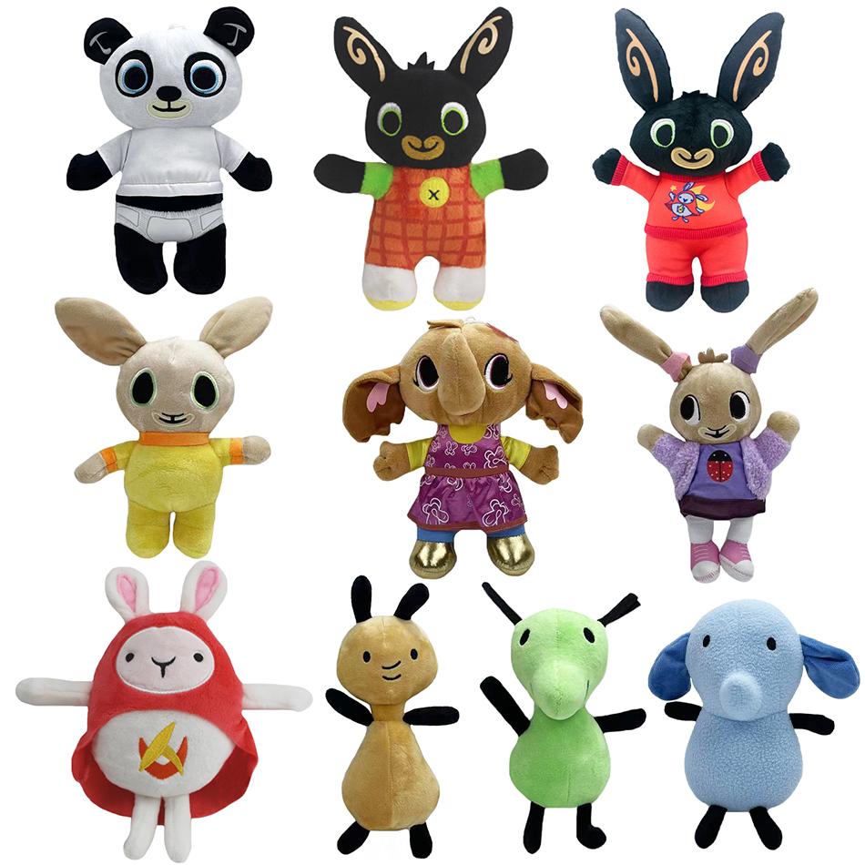 Bing Bunny, плюшевые игрушки, дошкольная анимация, Meet Bing And Frinds, слон, панда, медведь, мягкая кукла для детей, Рождественский подарок
Bing Bunny, плюшевые игрушки, дошкольная анимация, Meet Bing And Frinds, слон, панда, медведь, мягкая кукла для детей, Рождественский подарок