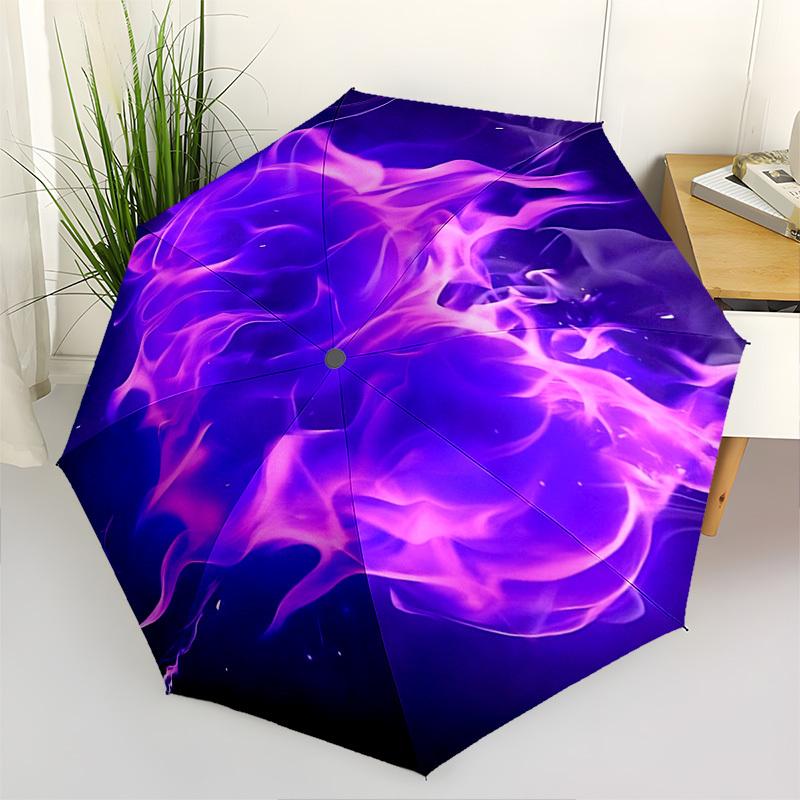 Flame,Purple heart Automatic Folding Umbrella Compact 8 rib Design,Unique Style,Suitable for Everyday Outdoor Use,Perfect Gift for Fri
Flame,Purple heart Automatic Folding Umbrella Compact 8 rib Design,Unique Style,Suitable for Everyday Outdoor Use,Perfect Gift for Fri