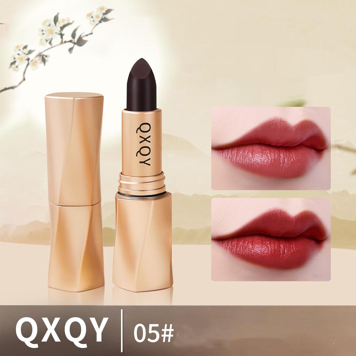 Valentines Gift QXQY Black Luxury Velvet Lipstick Non-Stick Cup Matte Finish Long-Wear Hydrating Smooth Lip Color
Valentines Gift QXQY Black Luxury Velvet Lipstick Non-Stick Cup Matte Finish Long-Wear Hydrating Smooth Lip Color