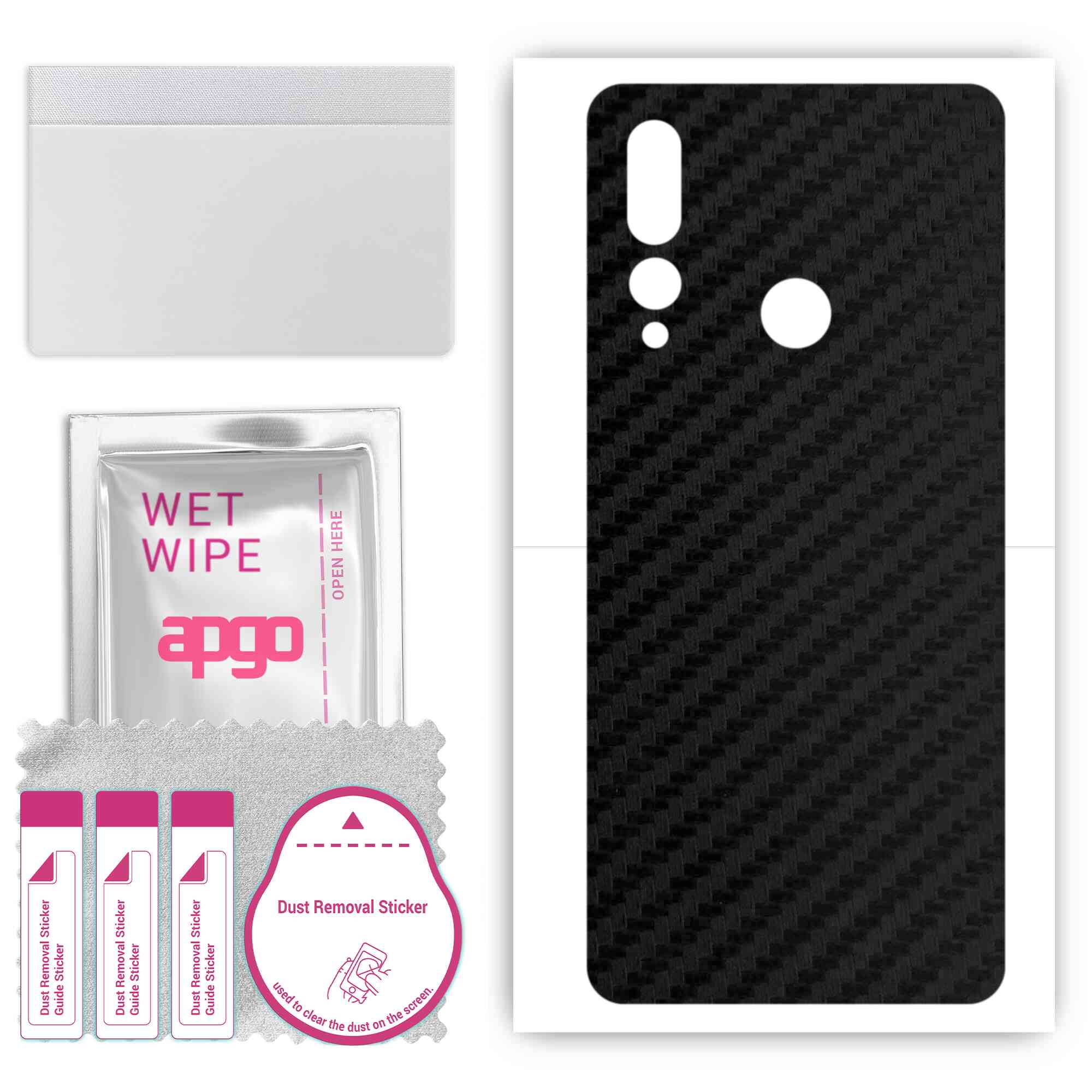 apgo Protective Skin Sticker for the back compatible with HTC Wildfire X, Wrap Film, Foil, Vinyl - Pattern Carbon Black
apgo Protective Skin Sticker for the back compatible with HTC Wildfire X, Wrap Film, Foil, Vinyl - Pattern Carbon Black