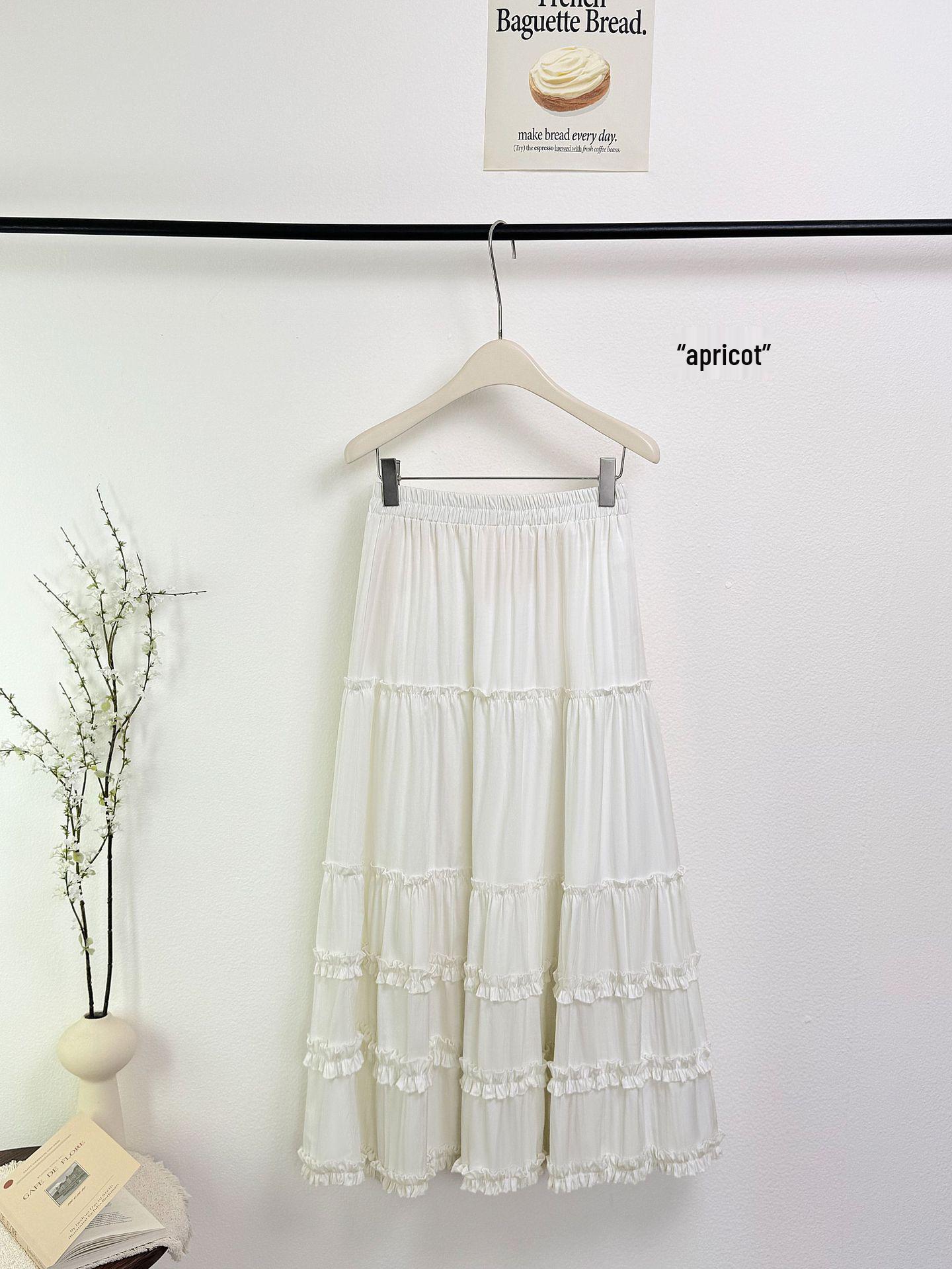 Layered White Wood Ear Midi Skirt - Spring/Summer 2026, Elastic Waist, Wide Hem, Versatile Holiday Cake Skirt One Size абрикосовый
Layered White Wood Ear Midi Skirt - Spring/Summer 2026, Elastic Waist, Wide Hem, Versatile Holiday Cake Skirt One Size абрикосовый