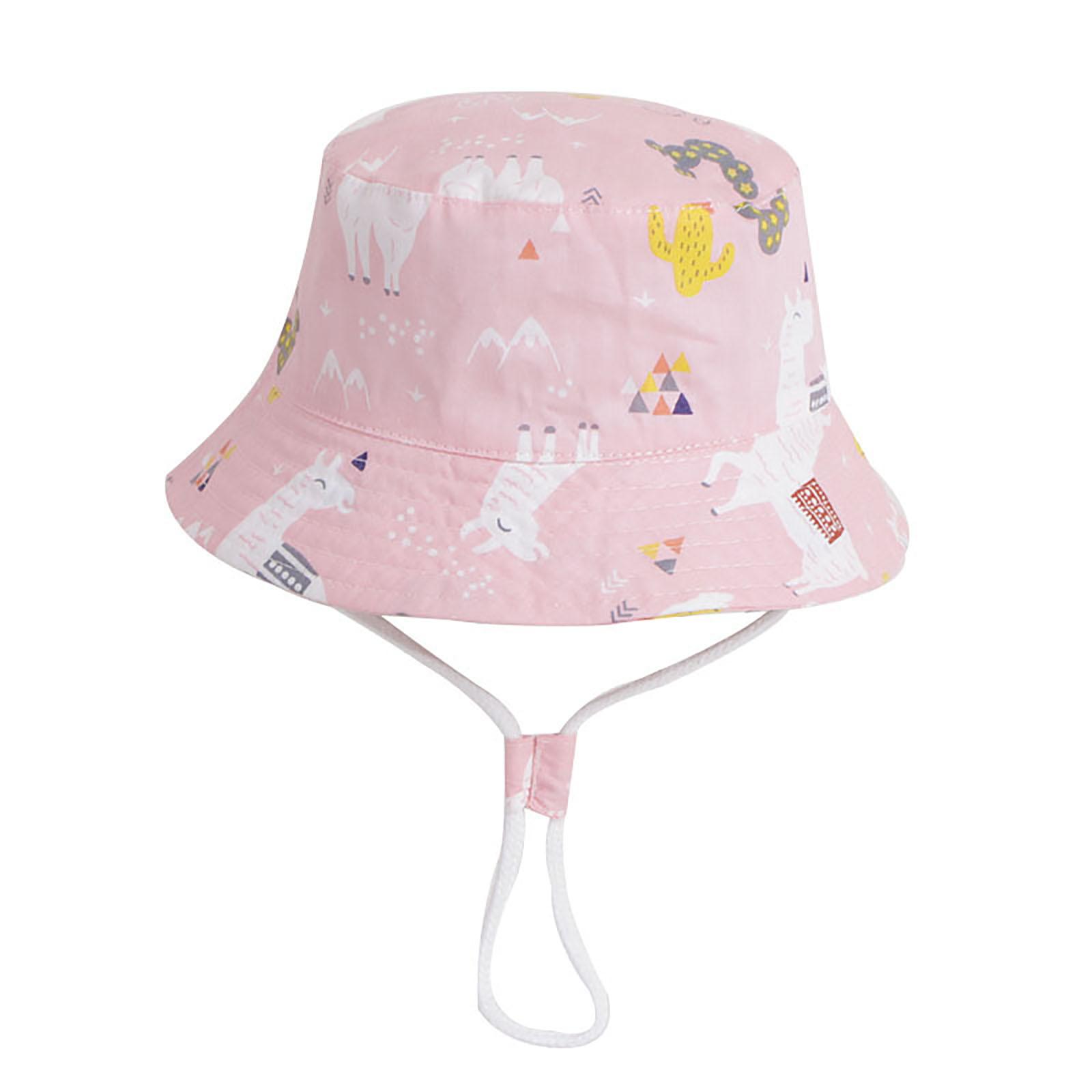 Детская шляпа от солнца UPF50+ Дышащая панама Летняя шляпа для игр Рыбацкая шляпа 52 горячий розовый