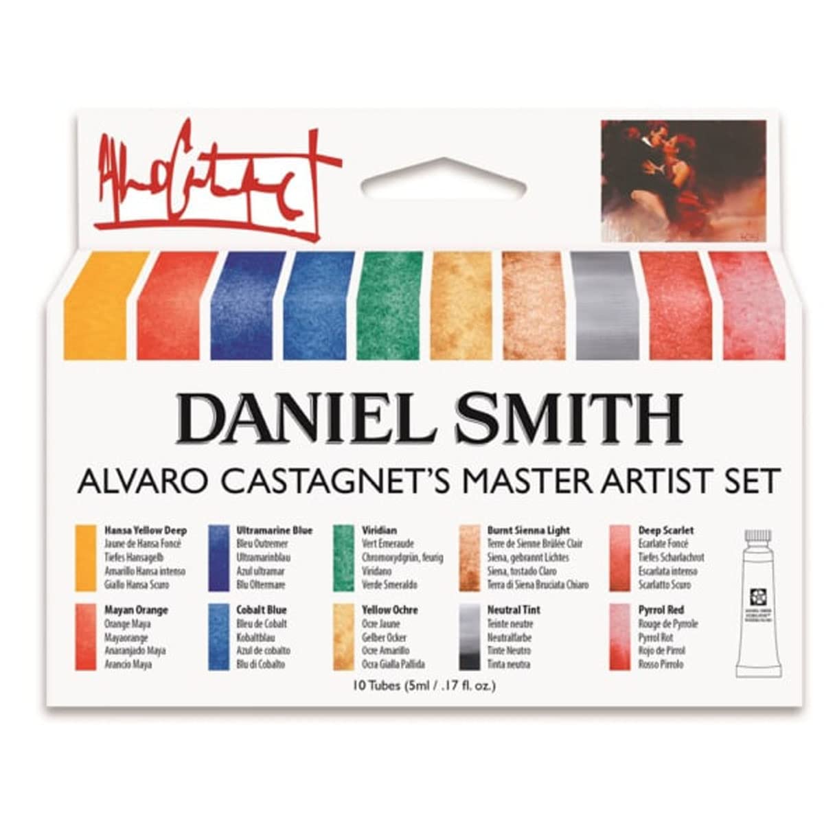 Daniel Smith Transparent Watercolor Paint Extra Fine Alvaro Castanet 10 Color Set 5ml 285610016 (No. 2)
Daniel Smith Transparent Watercolor Paint Extra Fine Alvaro Castanet 10 Color Set 5ml 285610016 (No. 2)