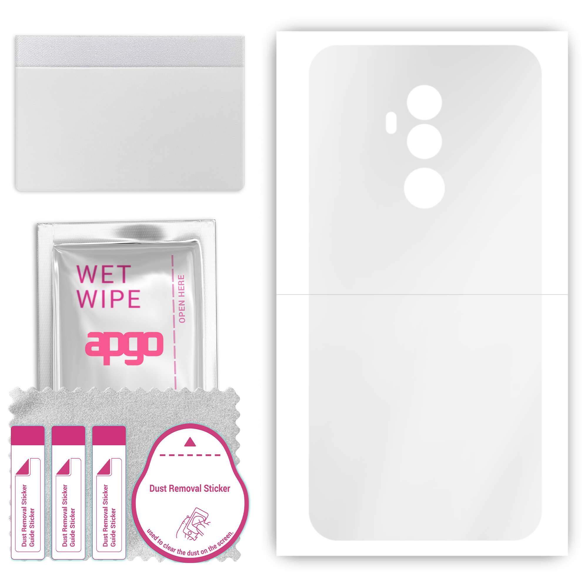 apgo Ultra Clear Protective Skin Sticker для задньої панелі, сумісної з Umidigi Z2 Pro, Wrap Film, Hydrogel Film, гнучкий, м’який ТПУ з позиціонуванням la
apgo Ultra Clear Protective Skin Sticker для задньої панелі, сумісної з Umidigi Z2 Pro, Wrap Film, Hydrogel Film, гнучкий, м’який ТПУ з позиціонуванням la