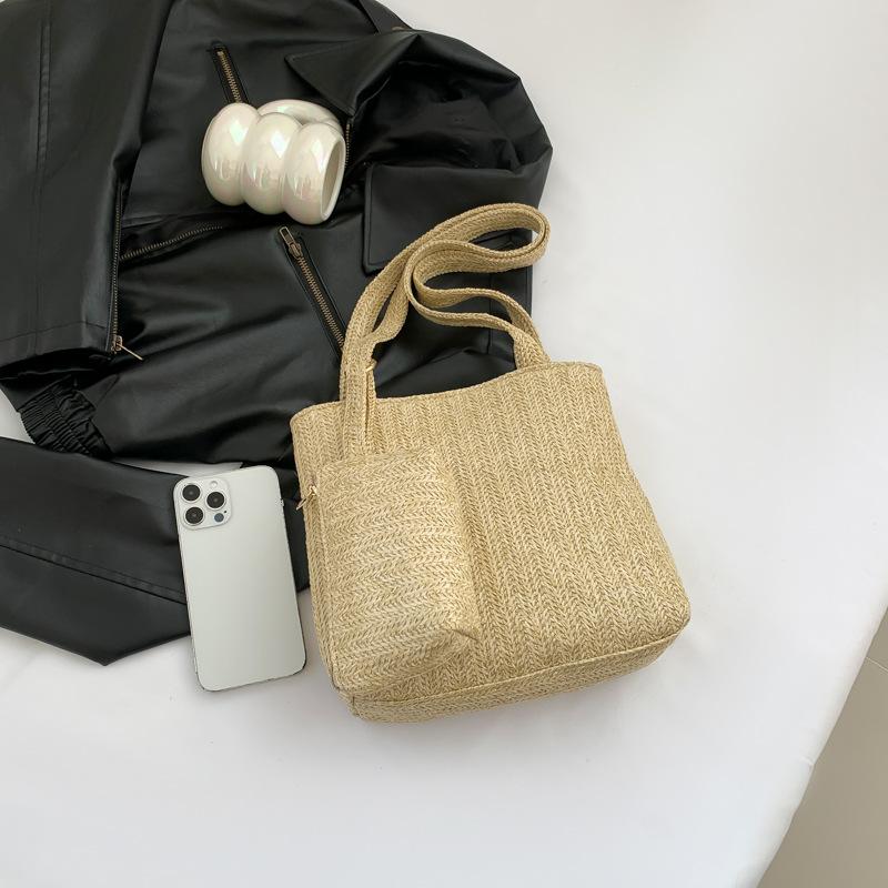 Woven large-capacity fashionable Korean version of mother and child bag 2025 spring new versatile ins shoulder armpit bag tote bag хакі
Woven large-capacity fashionable Korean version of mother and child bag 2025 spring new versatile ins shoulder armpit bag tote bag хакі