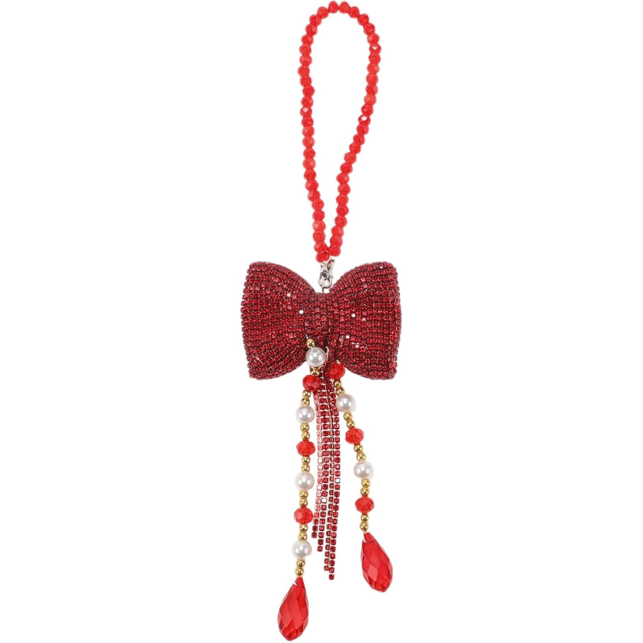 1 Pc Rhinestones Diamond Bow Car Rear View Mirror Pendant Accessories Car Hanging Ornament Pink красный
1 Pc Rhinestones Diamond Bow Car Rear View Mirror Pendant Accessories Car Hanging Ornament Pink красный
