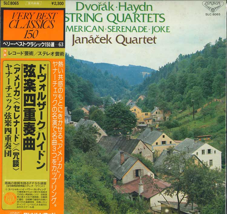 LP Record JANACEK QUARTET Dvorak String Quartet In F Major O SLC8065 LONDON 1979 Japan Obi Classical
LP Record JANACEK QUARTET Dvorak String Quartet In F Major O SLC8065 LONDON 1979 Japan Obi Classical