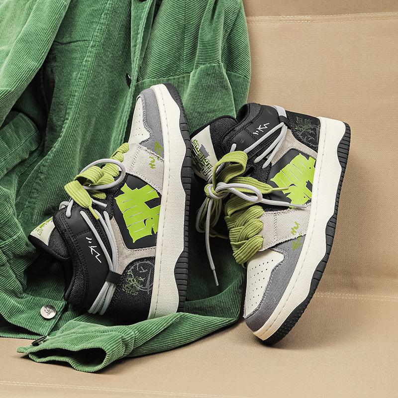 6003 couple Guochao original niche design skateboard shoes double lace-up leather thick-soled green high-top board shoes women s shoes 35 sports size
6003 couple Guochao original niche design skateboard shoes double lace-up leather thick-soled green high-top board shoes women s shoes 35 sports size