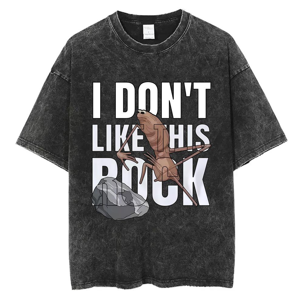 Washed Vintage I Dont Like This Rock T Shirt Marcus The Worm Funny Meme Tshirt Men Women Casual Cotton Tshirts Oversized Tops S
Washed Vintage I Dont Like This Rock T Shirt Marcus The Worm Funny Meme Tshirt Men Women Casual Cotton Tshirts Oversized Tops S