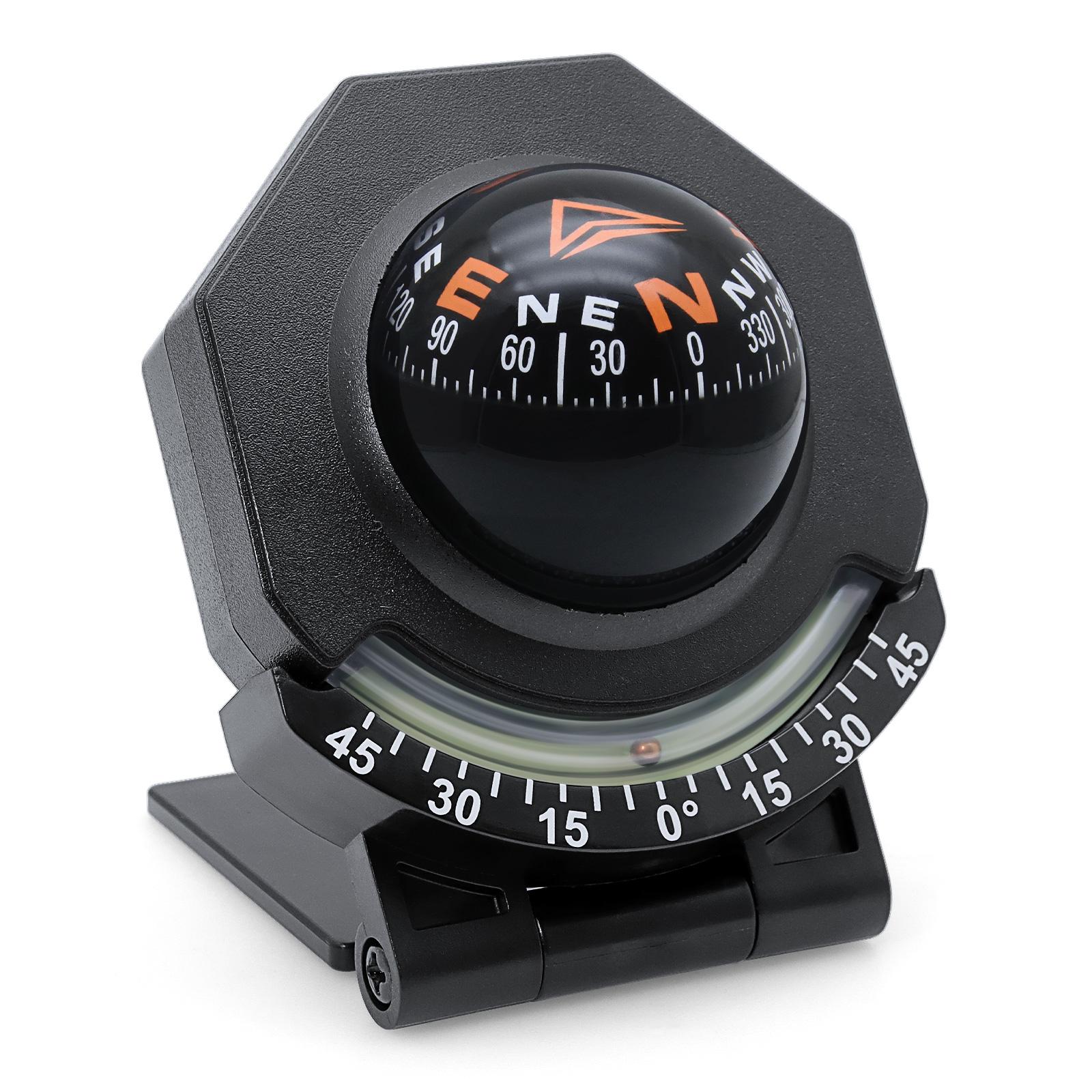 2 in 1 Car Dashboard Compass With Slope Meter Foldable High Precision Navigation Compass Ball For Marine Boat Car Off-Road Truck чёрный
2 in 1 Car Dashboard Compass With Slope Meter Foldable High Precision Navigation Compass Ball For Marine Boat Car Off-Road Truck чёрный