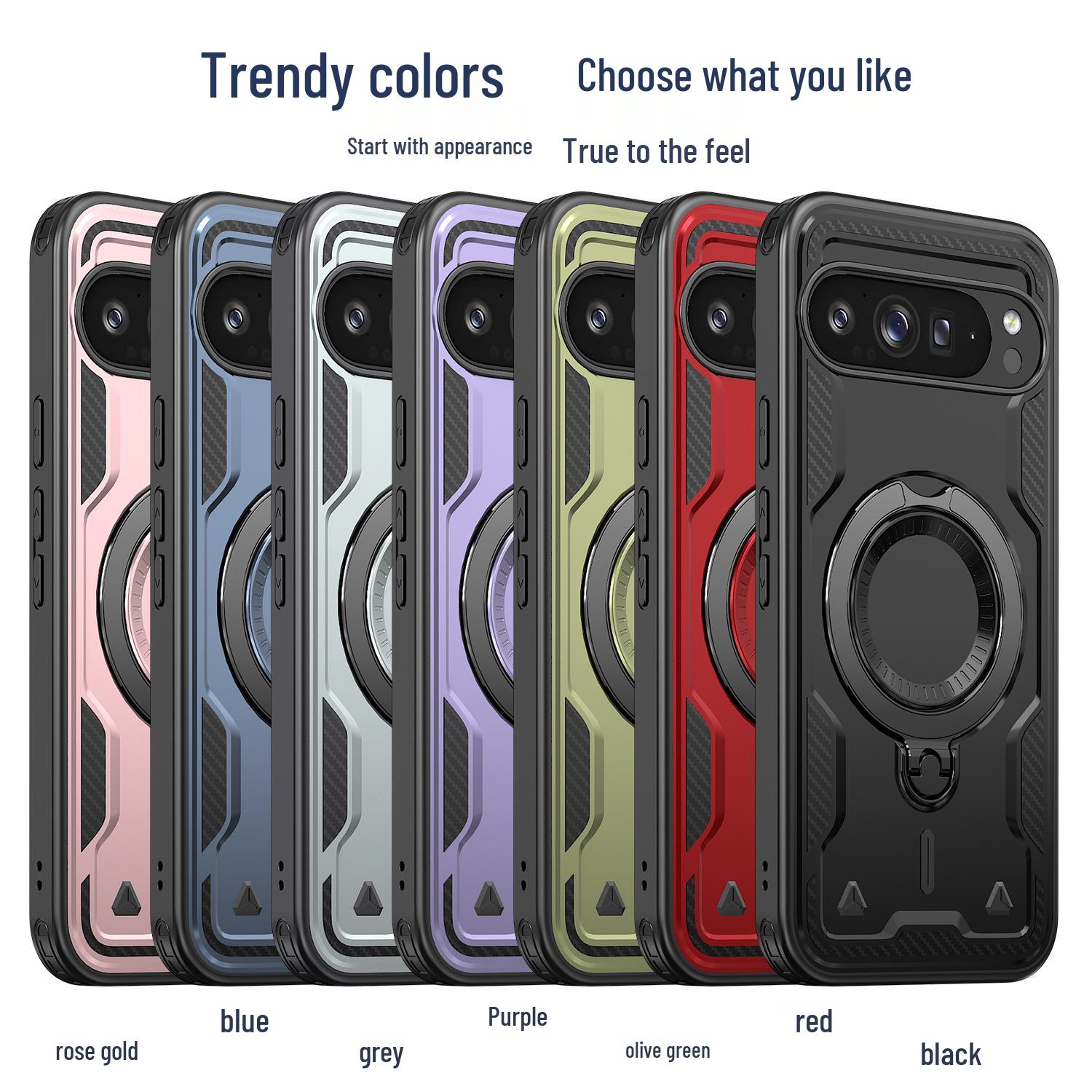 Google Pixel 9 Pro XL Magnetic Rotating Stand Drop-Proof Case Pixel 9 / 9 Pro рожевий колір золота
Google Pixel 9 Pro XL Magnetic Rotating Stand Drop-Proof Case Pixel 9 / 9 Pro рожевий колір золота