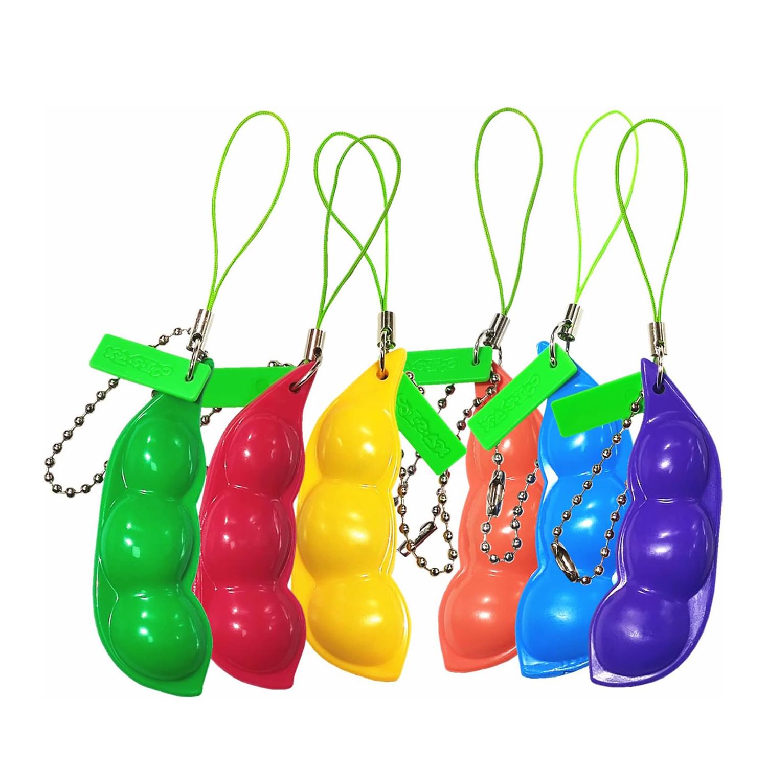 Squeezing Pea Color Stress Relieving Pea Pendant Set Novel Stress Relieving Toy
Squeezing Pea Color Stress Relieving Pea Pendant Set Novel Stress Relieving Toy