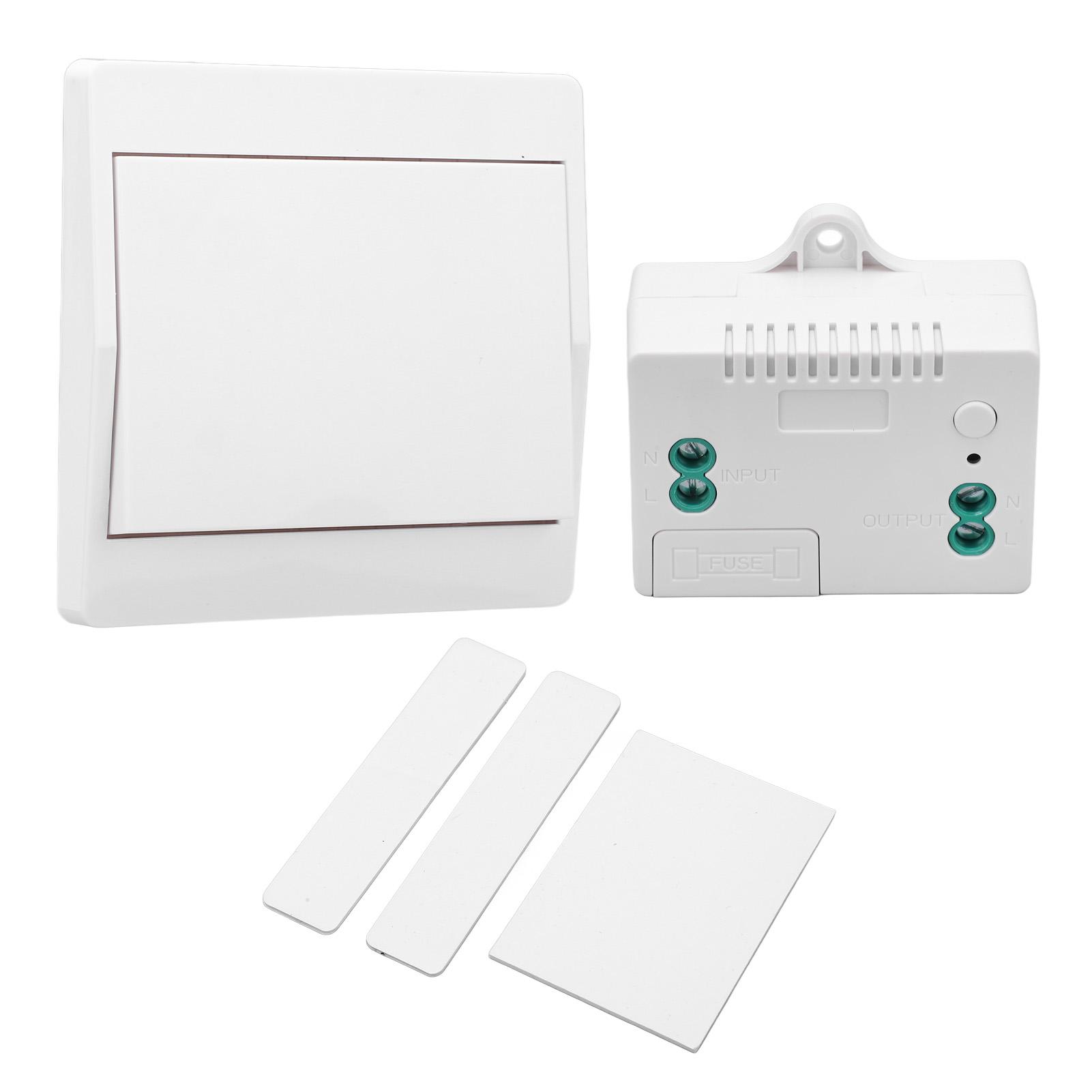 Wireless Light Switch Kit 433MHZ 86 Type Self Powered Wireless Switch Kit with Receiver for Home
Wireless Light Switch Kit 433MHZ 86 Type Self Powered Wireless Switch Kit with Receiver for Home