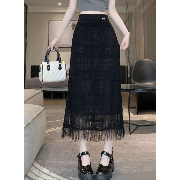 Летняя женская миди-юбка с кисточками, крючком, кружевом - Облегающий дизайн с высокой талией One Size - Premium Version чёрный
Летняя женская миди-юбка с кисточками, крючком, кружевом - Облегающий дизайн с высокой талией One Size - Premium Version чёрный