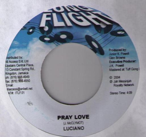 7-дюймовая пластинка LUCIANO - Pray Love ITLF01 Long Flight 2004 Ямайский регги, ска и даб Б/У
7-дюймовая пластинка LUCIANO - Pray Love ITLF01 Long Flight 2004 Ямайский регги, ска и даб Б/У