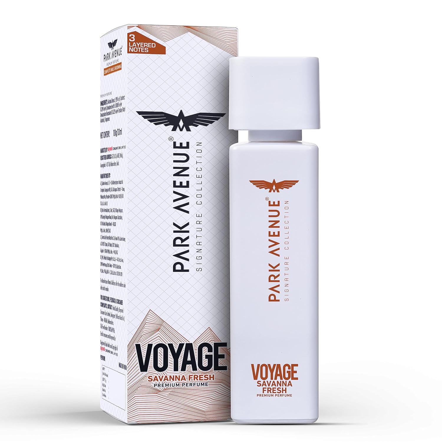 Park Avenue Men Voyage Signature Collection Savanna Fresh Premium Liquid Perfume 120ml Long-Lasting Fragrance Spray
Park Avenue Men Voyage Signature Collection Savanna Fresh Premium Liquid Perfume 120ml Long-Lasting Fragrance Spray