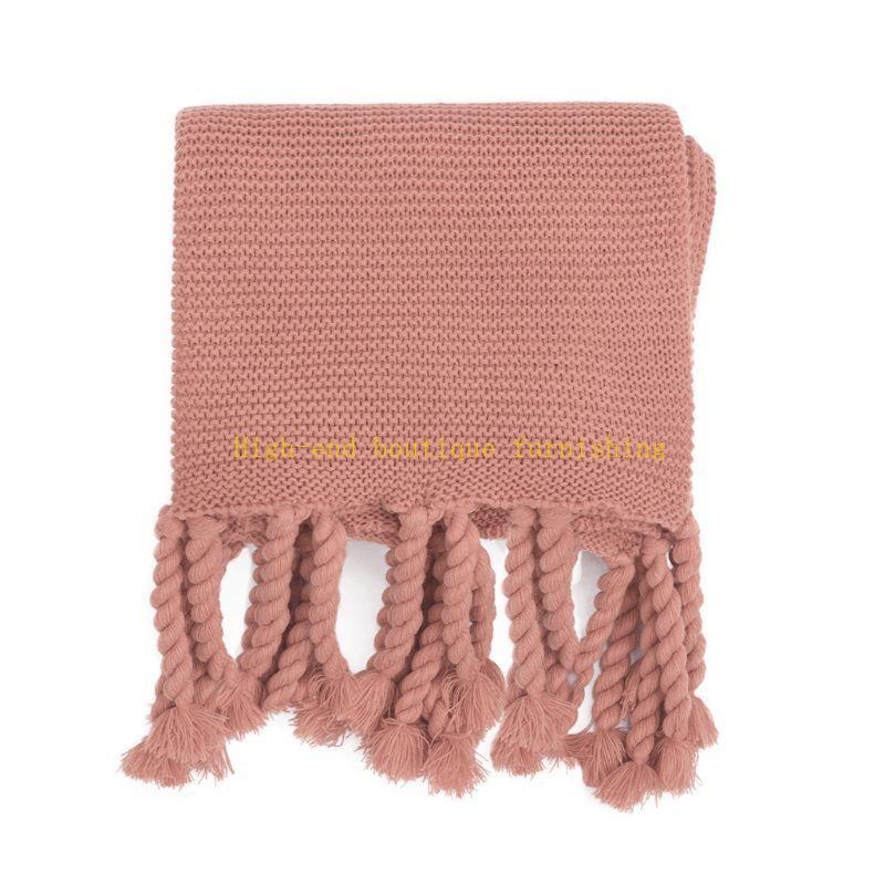 Nordic Acrylic Chunky Crochet Knitted Throw Blanket Braided Tassels Solid Color Air Conditioning Nap Shawl Cover for Sofa рожевий
Nordic Acrylic Chunky Crochet Knitted Throw Blanket Braided Tassels Solid Color Air Conditioning Nap Shawl Cover for Sofa рожевий