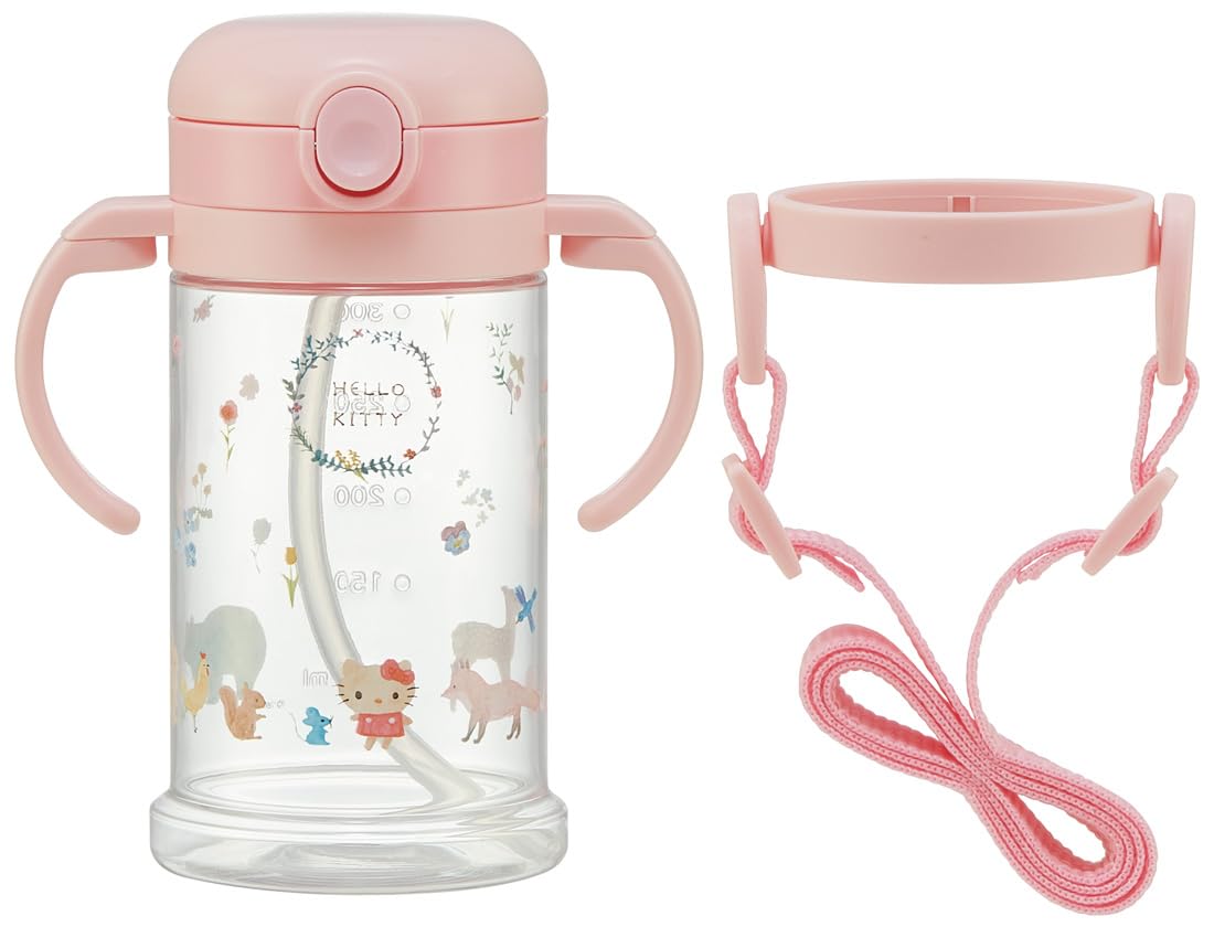 Skater Baby Straw Mug with Folding Handle and Shoulder Strap, 2-Way Type, 370ml, Sanrio Hello Kitty Design, Suitable for Ages 1 Year and Up (KSHW2N-A)
Skater Baby Straw Mug with Folding Handle and Shoulder Strap, 2-Way Type, 370ml, Sanrio Hello Kitty Design, Suitable for Ages 1 Year and Up (KSHW2N-A)