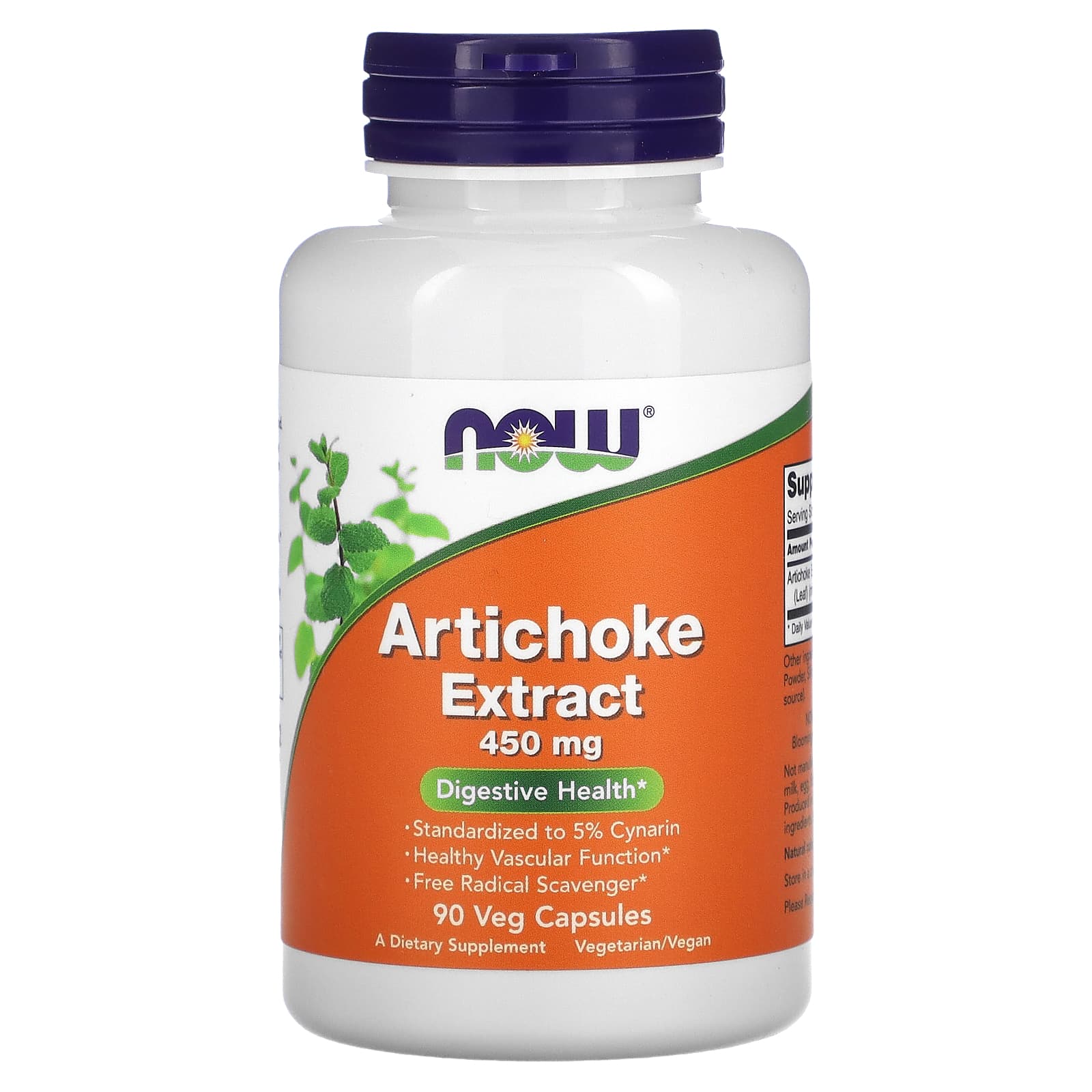 Artichoke Extract, 450Mg, 90 Veggie Caps 
Artichoke Extract, 450Mg, 90 Veggie Caps