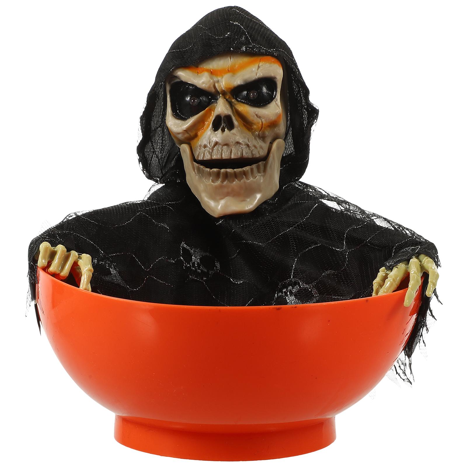 Halloween Candy Bowl Tray Haunted Party Prop Bowl with Light for Trick or Treating Halloween Party Decor
Halloween Candy Bowl Tray Haunted Party Prop Bowl with Light for Trick or Treating Halloween Party Decor