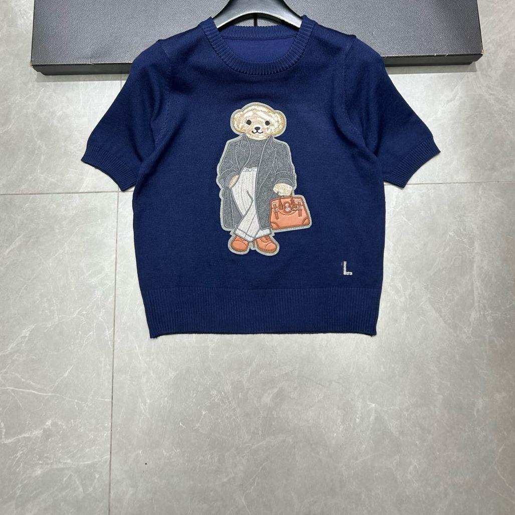 Літні жіночі дизайнерські светри з короткими рукавами та вишивкою, в язані пуловери з візерунком O One Size синій
Літні жіночі дизайнерські светри з короткими рукавами та вишивкою, в язані пуловери з візерунком O One Size синій