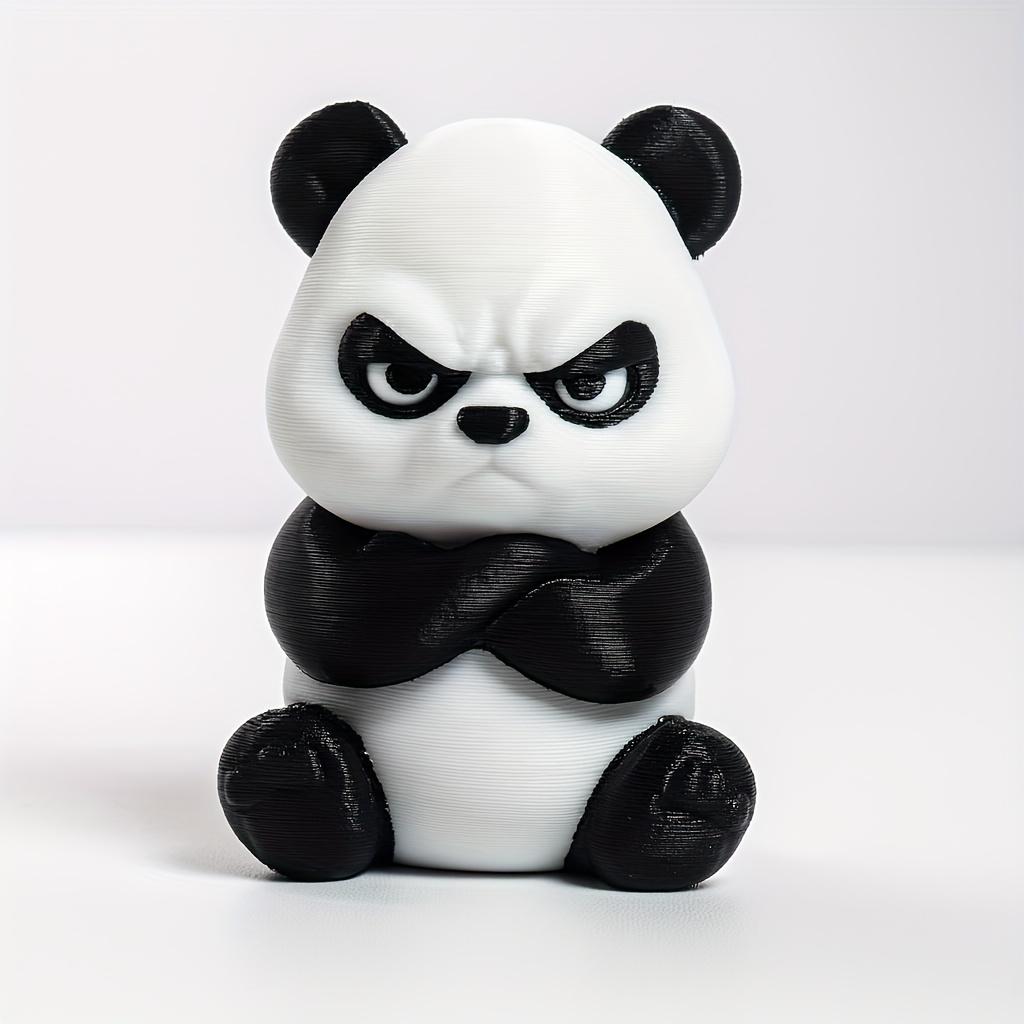 3D-Printed Angry Panda Figurine - Fierce & Cute Desk Decor, Durable Outdoor Collectible Gift for Home & Office. білий
3D-Printed Angry Panda Figurine - Fierce & Cute Desk Decor, Durable Outdoor Collectible Gift for Home & Office. білий